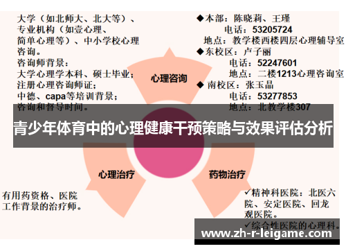 青少年体育中的心理健康干预策略与效果评估分析